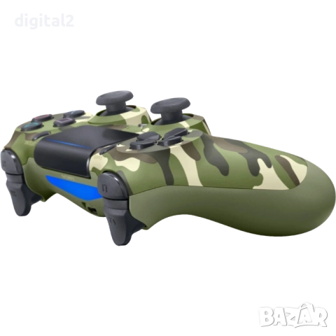 Контролер DualShock 4 Green Camo съвместим с PS4 нов 2 г. гаранция, снимка 4 - PlayStation конзоли - 53627359