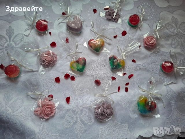 Бюджетни красиви глицеринови хипоалургенни сапунчета