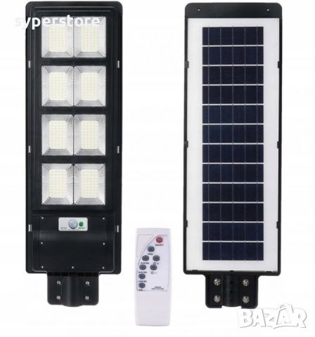 Лампа Соларна градинска улична лампа с батерии Digital One SP00953 Jortan ip65, 180W/2000W, 8 светещ, снимка 1 - Външни лампи - 46469120