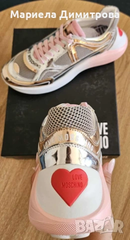 Маратонки MOSCHINO, снимка 3 - Маратонки - 53196750