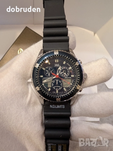 Промо! Citizen x JAL Promaster C650 diver eco-drive соларен часовник, снимка 7 - Мъжки - 52912653