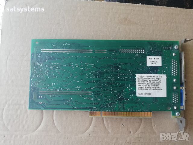 Видео карта Matrox Millennium MGA-MIL/4BN 4MB PCI, снимка 9 - Видеокарти - 46459929