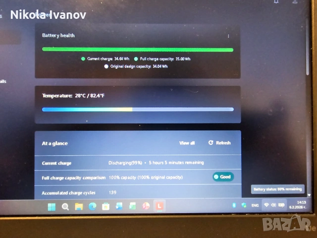 Lenovo ThinkPad e11 11.6 inch | Intel Celeron N2930 4x2.16 Ghz|8GB RAM|256GB SSD |Windows 11| laptop, снимка 6 - Лаптопи за дома - 53385812
