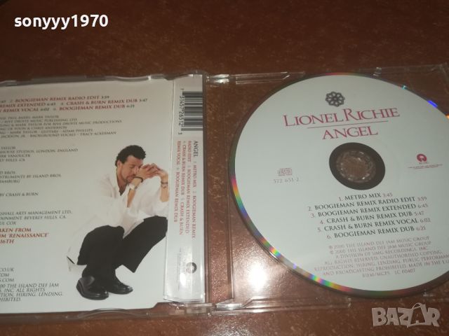 LIONEL RICHIE CD-ВНОС GERMANY 0307241235, снимка 4 - CD дискове - 46455132