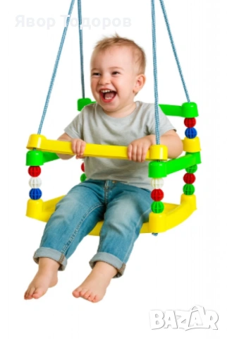 Детска пластмасова люлка, снимка 5 - Детски люлки - 53753303