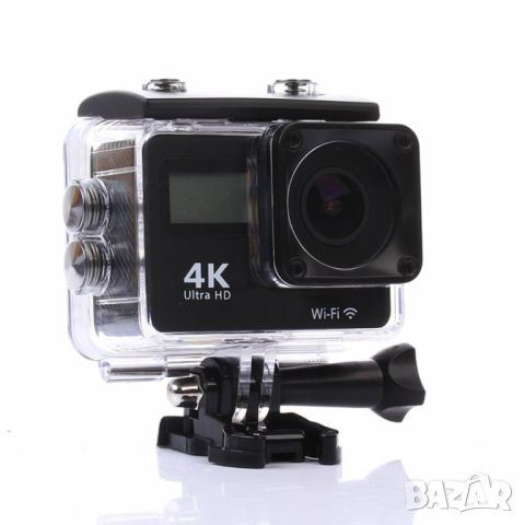 Водоустойчива спортна екшън камера 4K Ultra HD, снимка 6 - Камери - 46280887