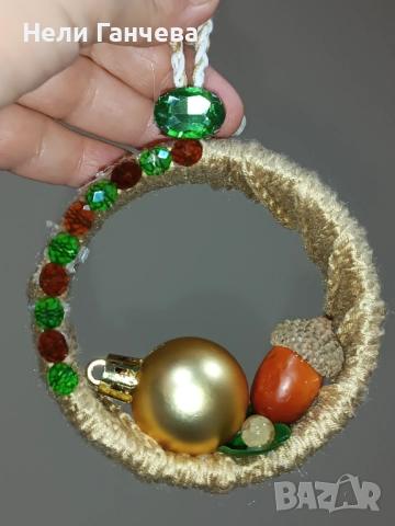 Ръчно изработена коледна декорация, снимка 8 - Други - 52829806