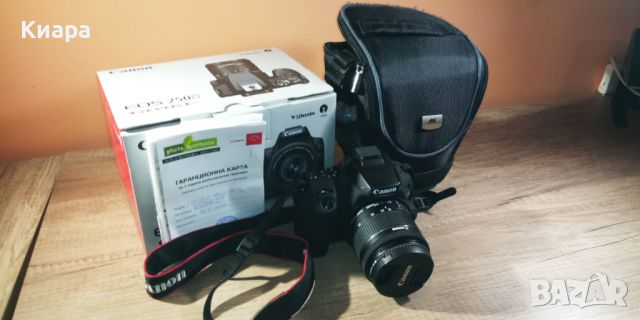 Canon 250D и обектив EFs 18-55mm 1:4-5.6 IS STM, снимка 8 - Фотоапарати - 46417273