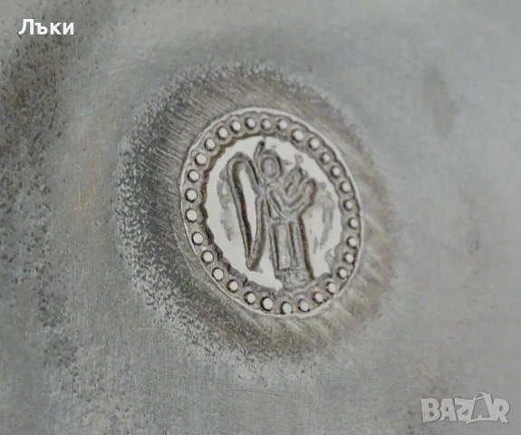 Калаена чиния за гравиране,калаена сватба. , снимка 4 - Антикварни и старинни предмети - 53772829