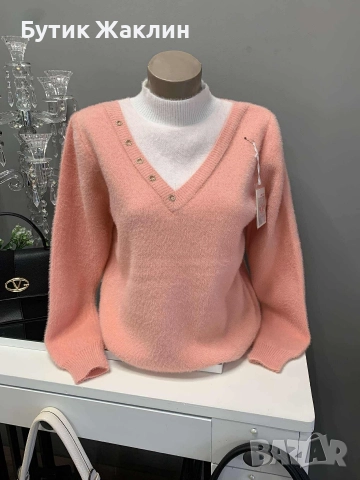 Дамски пуловер , снимка 2 - Блузи с дълъг ръкав и пуловери - 52557008