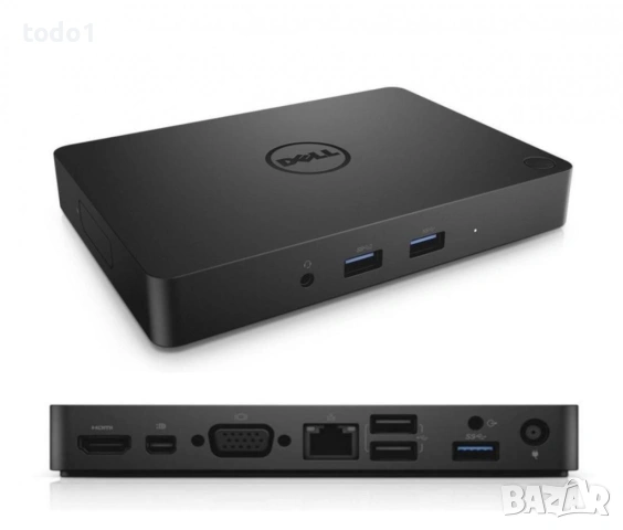 Докинг-станция Dell Dock WD15, USB-C, зарядно 130W, снимка 2 - Лаптоп аксесоари - 54266178