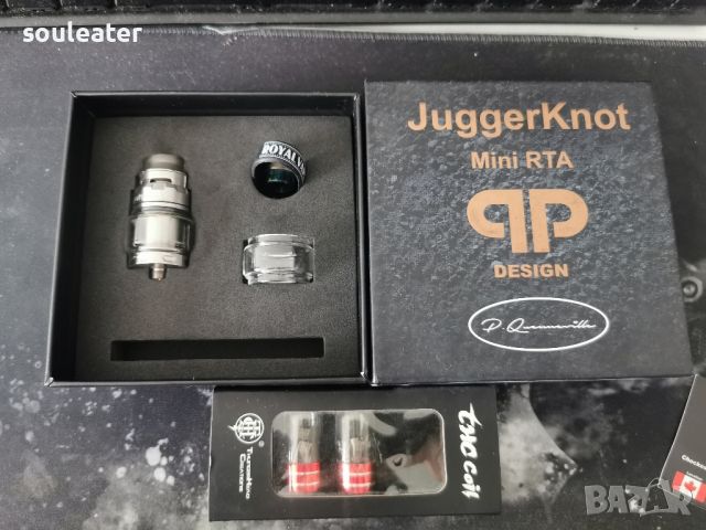 QP Design Juggerknot Mini 4.5ml, снимка 2 - Вейп без пълнители - 46646654