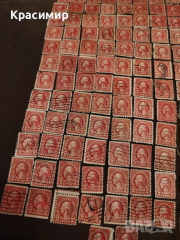 2 Цент Джордж Вашингтон. ПОЩЕНСКИ марки. 202 бр. , снимка 7 - Филателия - 52795086