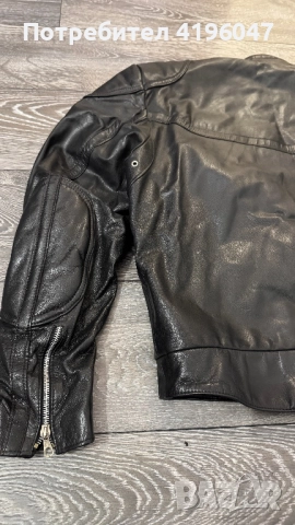 Мото яке от естествена кожа , снимка 4 - Якета - 52725653