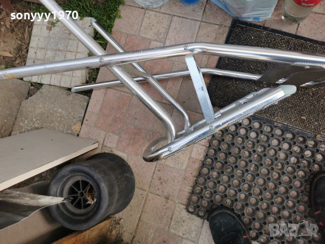 сгъваем стол-алуминиев от германия 1304261724LCHERY1, снимка 5 - Столове - 54181450