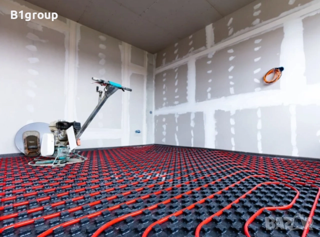 Изграждане на подово отопление с термопомпа или газов котел