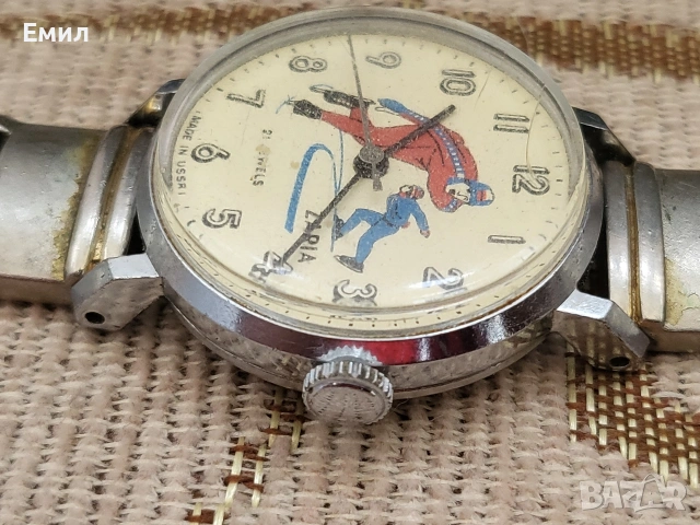 Колекционерски часовник ЗАРЯ Кънки, снимка 3 - Колекции - 53474673