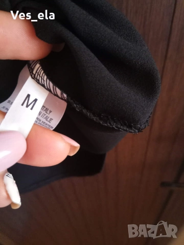 черен плисиран топ , снимка 5 - Корсети, бюстиета, топове - 54162525