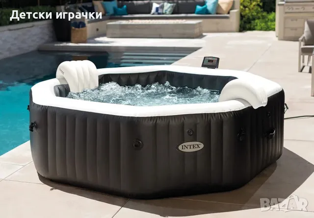 Джакузи Intex PureSpa Jet Bubble, 4 места, 201 х 71 см, 120 струи, LED дисплей и Wi-Fi управление, снимка 8 - Други - 49899528