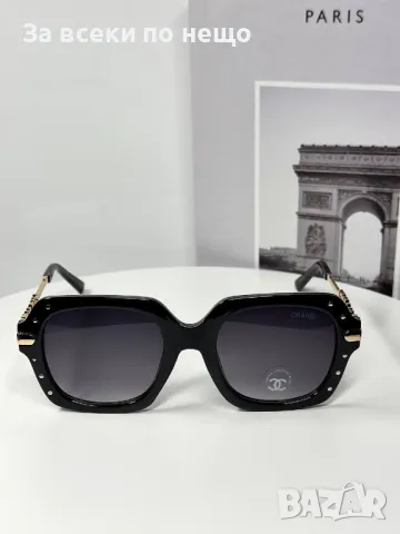 Chanel Слънчеви Очила С UV400 Защита С ПОДАРЪК🎁Калъф Шанел - Различни Цветове Код E109, снимка 9 - Слънчеви и диоптрични очила - 50231401