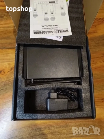 НОВА безжична микрофонна система с 4 / четири микрофона Debra Audio VM304 VHF, XLR интерфейс, снимка 11 - Микрофони - 51636440