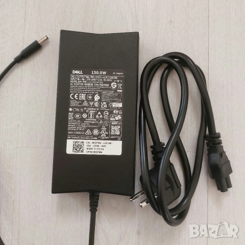 Оригинално Зарядно DELL 130W (19.5V, 6.7A) + Преходник (7.4mm към 4.5mm) – Пълен Комплект, снимка 2 - Кабели и адаптери - 54021002