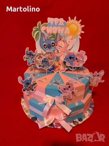 Картонена торта Принцеси, снимка 3 - Други - 53015106