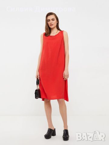 Червена рокля нова, снимка 4 - Рокли - 46202923