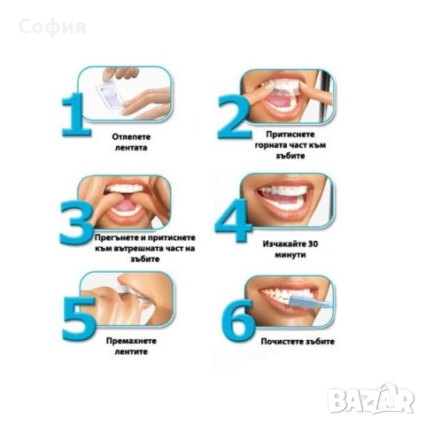 Избелващи ленти за зъби Advanced Teeth Whitening Strips, снимка 5 - Други - 45039345