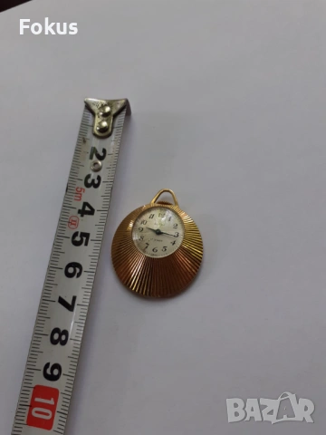 Стар руски часовник Слава медальон с позлата 6 микрона, снимка 7 - Антикварни и старинни предмети - 53279216