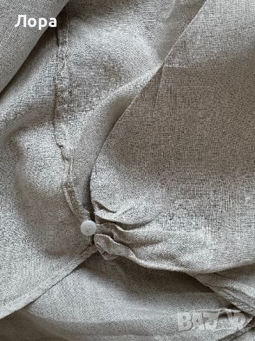ZARA блуза 100% лен, снимка 10 - Корсети, бюстиета, топове - 46418001