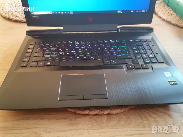 Геймърски HP Omen 17 - i7 GTX1070M, снимка 2 - Лаптопи за игри - 47009283