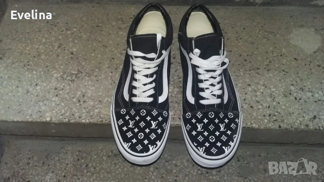 Vans x Louis Vuitton Old Skool оригинални нови кецове маратонки НОВИ, снимка 2 - Спортни обувки - 51014404