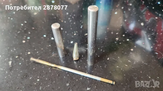 Стара сребърна химикалка Olivetti , снимка 6 - Антикварни и старинни предмети - 50324620