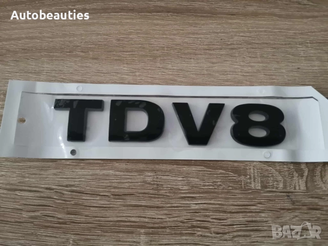Range Rover TDV8 черен гланц емблема