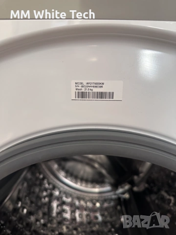 Пералня Samsung 21kg, снимка 4 - Перални - 53973777