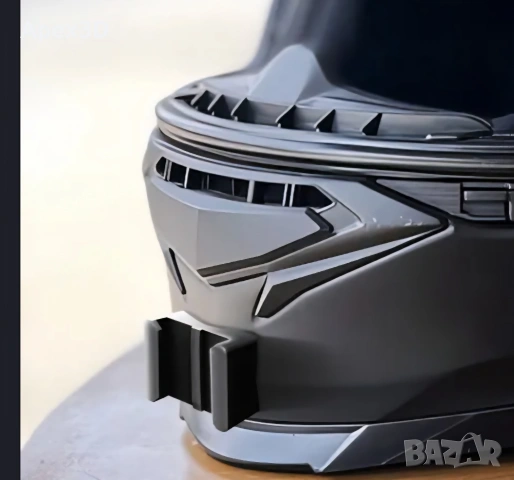 Chin mount за мото каски Shark,Hjc,Shoei,Ls2 и други, снимка 2 - Аксесоари и консумативи - 53386396