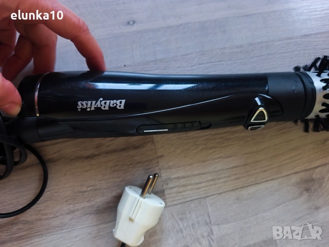 Въртяща се четка с горещ въздух Babyliss , снимка 2 - Сешоари - 53042118