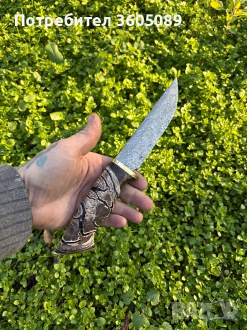 Ножове дамаска стомана, снимка 2 - Ножове - 51161375