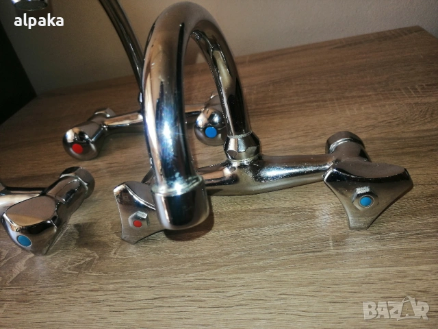 Продавам рециклирани български смесители за кухня/баня Видима идеал 160мм, снимка 4 - Смесители - 54124225