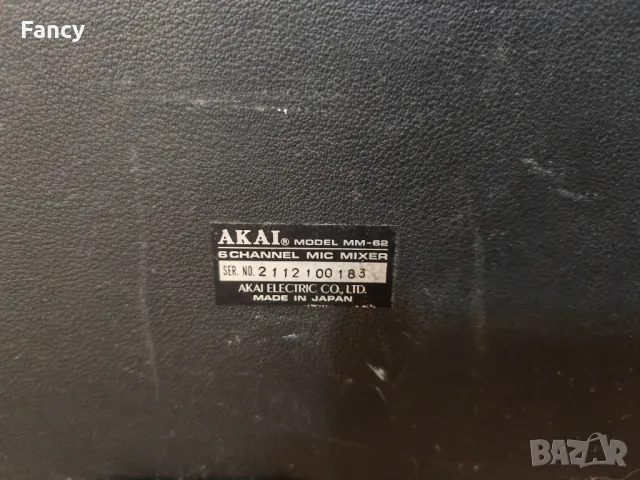 Миксер Akai MM62, снимка 6 - Ресийвъри, усилватели, смесителни пултове - 47194057