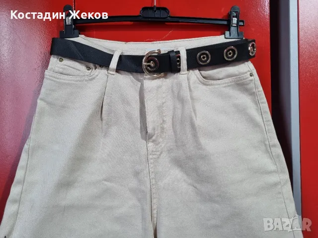 Нови.  Дамски оригинални къси панталонки дънкови със  колан.  FF. EURO FASHION , снимка 12 - Къси панталони и бермуди - 47012410