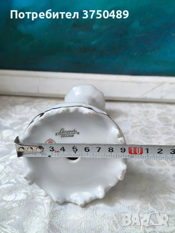 Красив и изящен свещник Limoges -Франция, снимка 6 - Антикварни и старинни предмети - 53888366