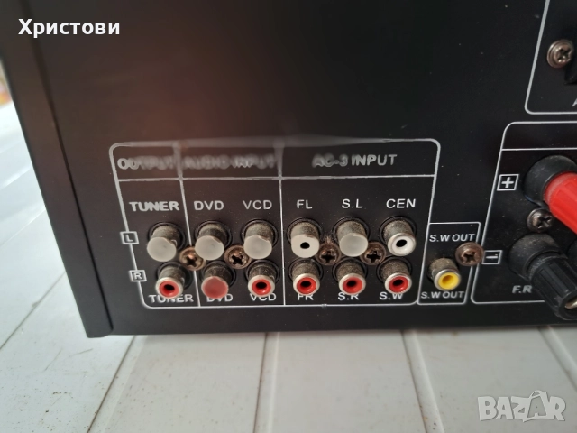 Продавам интегрален усилвател- ресивър с кареоки функция AUNA AMP- 5100 B с дистанционно , снимка 8 - Ресийвъри, усилватели, смесителни пултове - 51595193