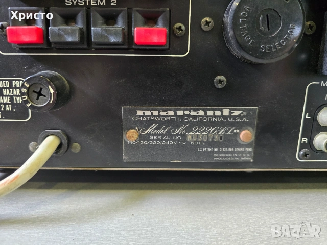 🔊🎶 Marantz 2226 BL🎶🔊, снимка 5 - Ресийвъри, усилватели, смесителни пултове - 54228816