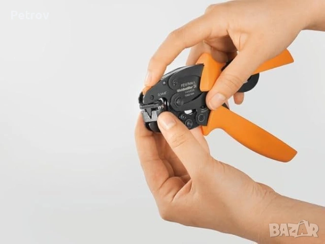 Weidmüller PZ 6 Roto L - ТОП PROFI Кримпклещи 0,14-6mm²!!ORIGINAL WEIDMÜLLER!!ЧИСТО НОВИ!!GERMANY!  , снимка 4 - Клещи - 30498596