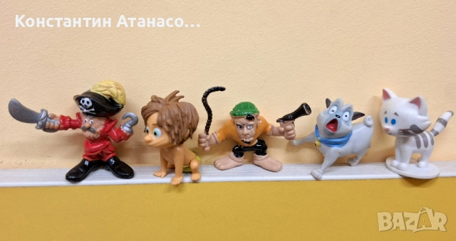 Лот гумени фигурки