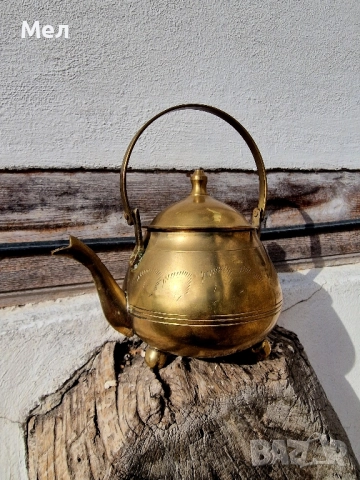 Месингов чайник, снимка 2 - Колекции - 51771581
