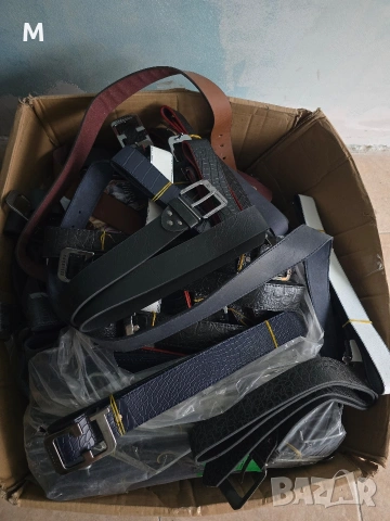 ОГРОМЕН кашон с нови мъжки колани 