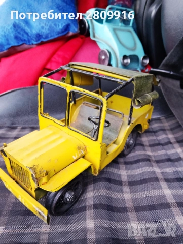 Стара ламаринена количка , снимка 2 - Колекции - 53934372